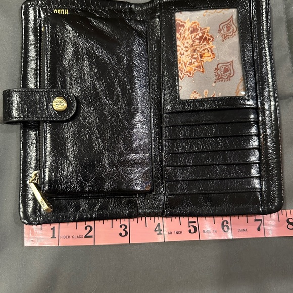Hobo Black Patent Leather Wallet - Picture 3 of 16